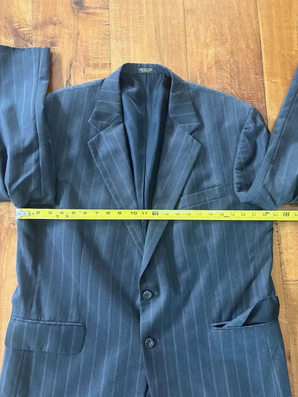 Oscar de la Renta Menswear Pinstripe Cashmere Blend Blazer Jacket